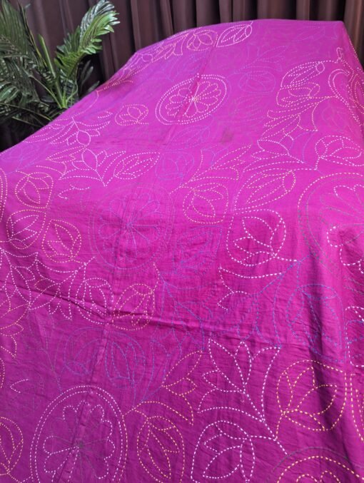 Rajanighanda Nakshi Kantha – hand stiched Quilt for All - Image 2