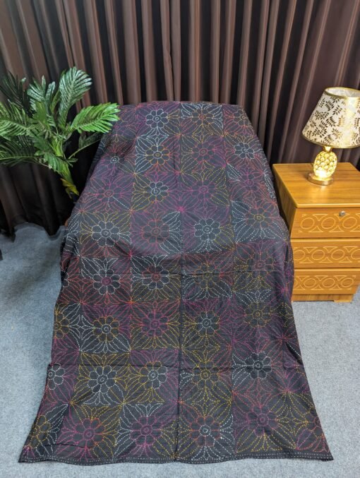Rajanighanda Nakshi Kantha – hand stiched Quilt for All - Image 4