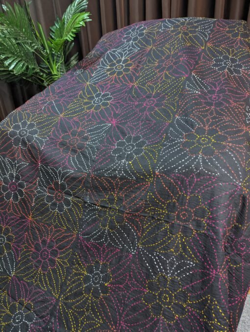 Rajanighanda Nakshi Kantha – hand stiched Quilt for All - Image 2