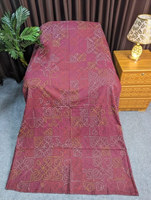 Rajanighanda Nakshi Kantha – hand stiched Quilt for All - Image 2