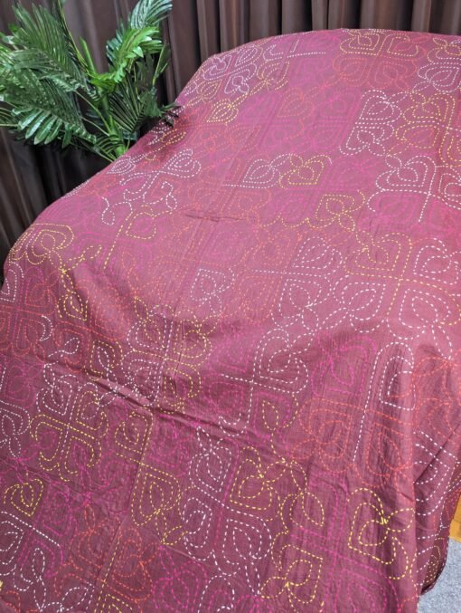 Rajanighanda Nakshi Kantha – hand stiched Quilt for All - Image 4