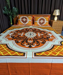 Panel Cotton Bed Sheet for Double Bed