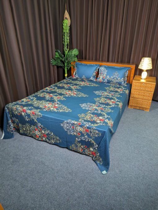Twill Cotton Bed Sheet for Double Bed