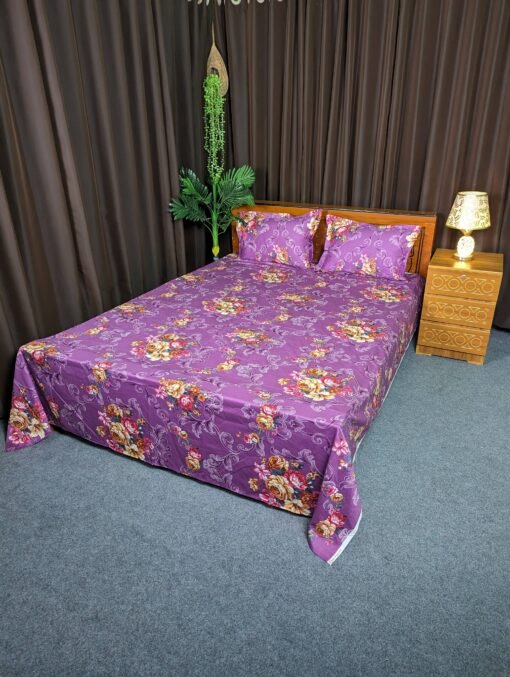 Twill Cotton Bed Sheet for Double Bed