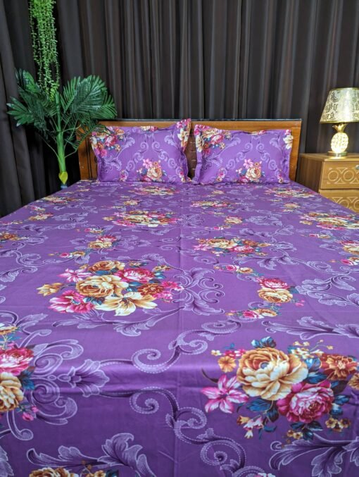 Twill Cotton Bed Sheet for Double Bed - Image 2