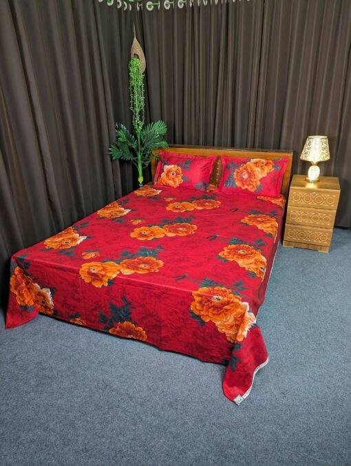 Twill Cotton Bed Sheet for Double Bed
