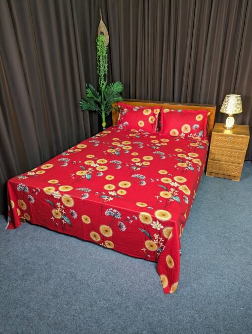 Twill Cotton Bed Sheet for Double Bed