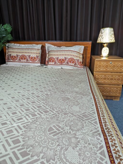 Twill Cotton Bed Sheet for Double Bed - Image 5