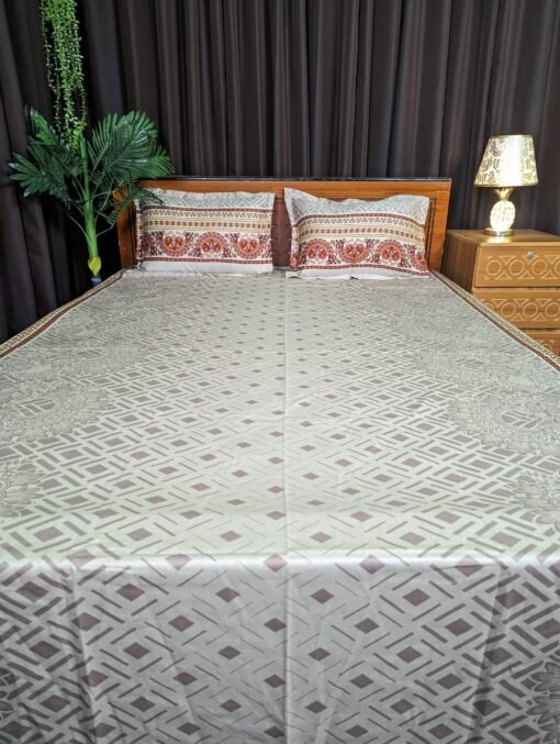 Twill Cotton Bed Sheet for Double Bed - Image 3