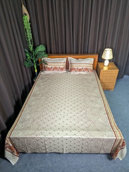 Twill Cotton Bed Sheet for Double Bed - Image 4