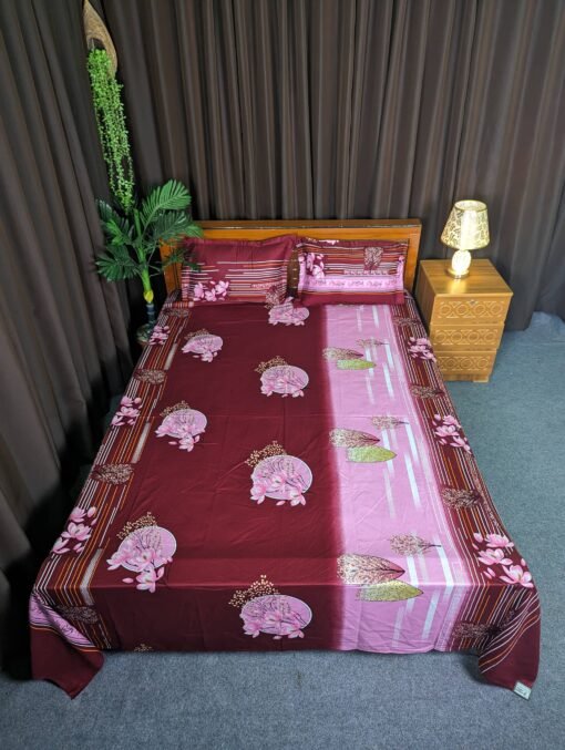 Twill Cotton Bed Sheet for Double Bed