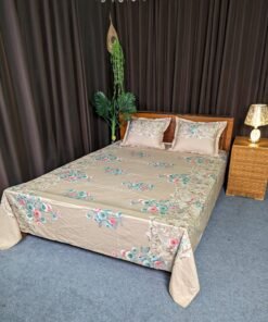 Satin Cotton Fabric Bed sheet – Soft, Breathable & Skin-Friendly