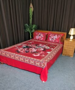Panel Cotton Bed Sheet for Double Bed
