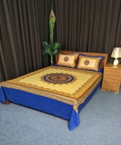 Panel Cotton Bed Sheet for Double Bed