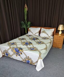 Twill Cotton Bed Sheet for Double Bed