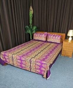 Twill Cotton Bed Sheet for Double Bed