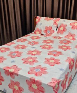 Satin Cotton Fabric Bed sheet – Soft, Breathable & Skin-Friendly