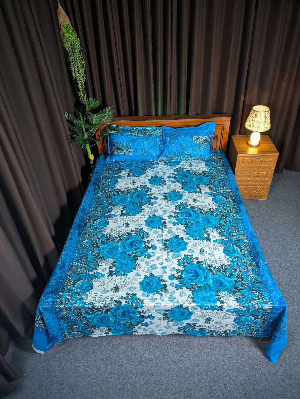 Twill Cotton Bed Sheet for Double Bed - Image 3