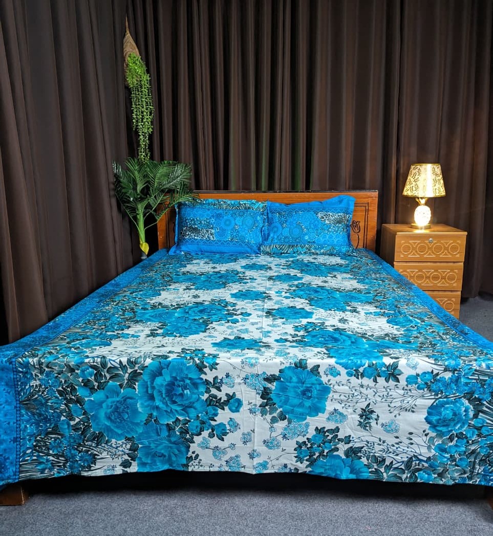 Twill Cotton Bed Sheet for Double Bed - Image 2