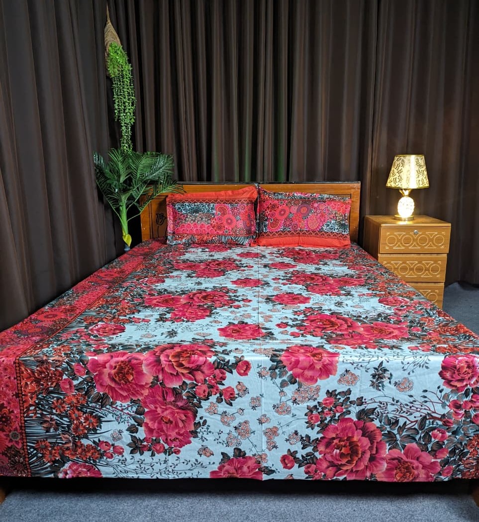 Twill Cotton Bed Sheet for Double Bed - Image 2